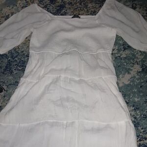 Elegant White Off-Shoulder Dress